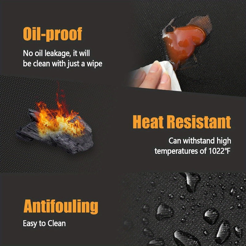 Ko'p funksiyali oshxona matosi, havo fritözlari, chuqur fritözlar va pechlar uchun issiqqa chidamli - kvartsa ish stolini himoya qiladi, ilg'or sintetik tolalar texnologiyasi bilan tayyorlangan, uyda pishirish uchun zaruriy aksessuar.