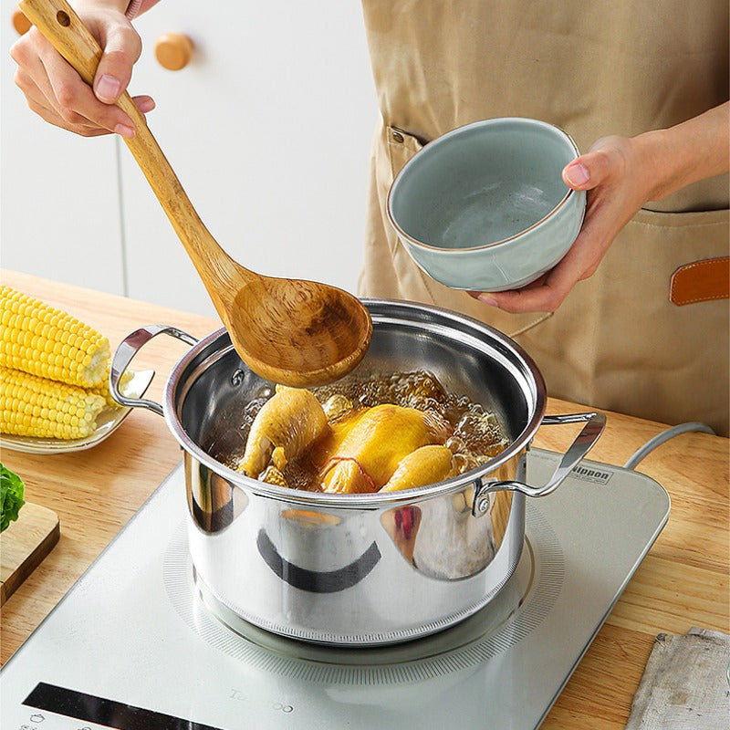 Stainless Steel Cookware Set 5 Pieces Non-Stick Honeycomb Design Pots Pans