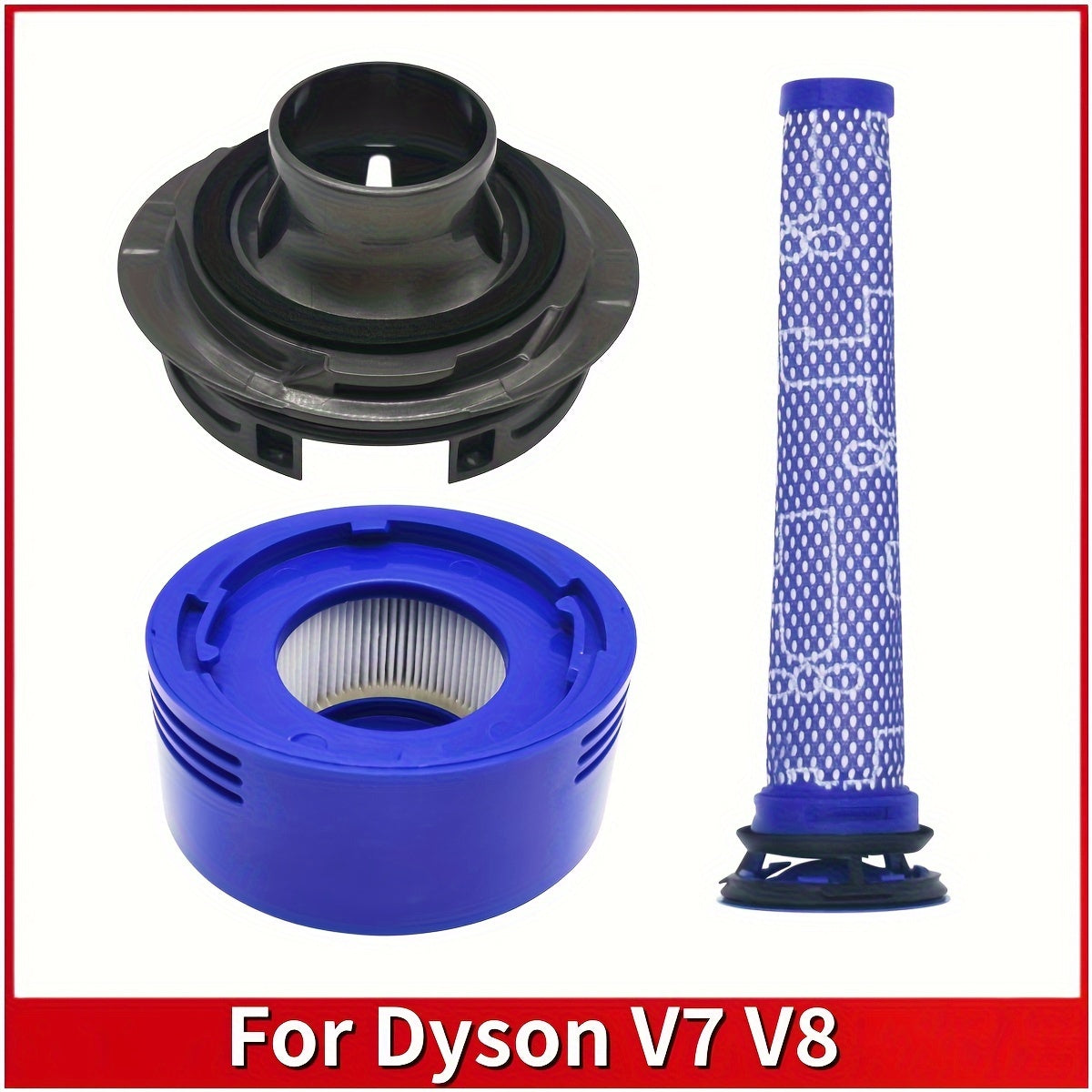 Dyson V7 V8 Trigger Animal changyutgichi uchun Motor Orqa Qopqoq Hepa Post Filtrlari, O'rnini bosuvchi qismlar