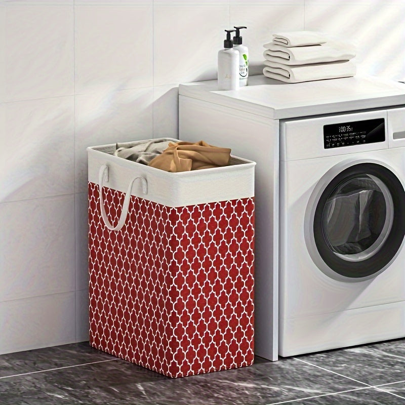 Laundry Storage Basket with Handles Hamper for Laundry Bathroom Bedroom Dorm