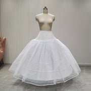 Wedding Dress Petticoat with Lace Trim and Adjustable Waist for Bridal Gown Bustle