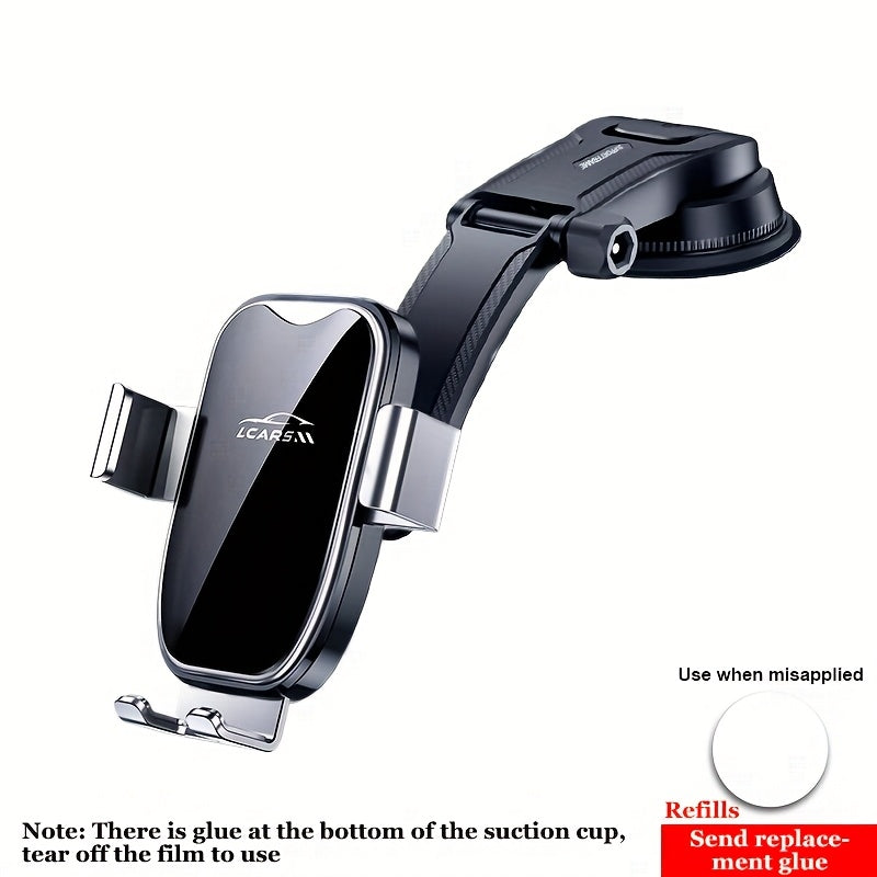 Avtomobil telefon uchun buriladigan suv bilan yopishadigan tutqich, smartfonlar uchun 17 sm gacha