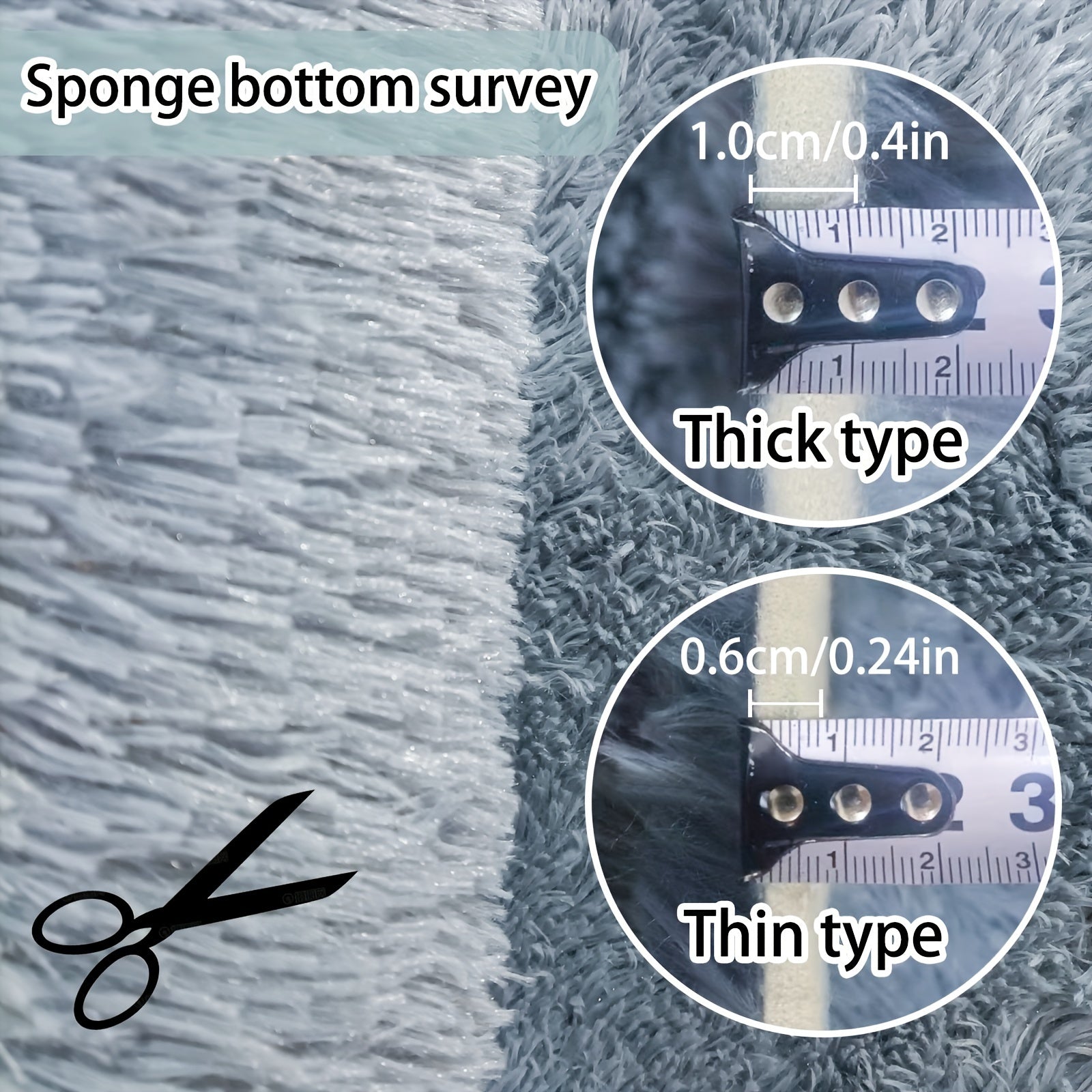 Yumshoq Plush Uy Hayvonlari Gilami - Doira, Katta Gilam Itlar va Mushuklar Uchun | Zarif va qulay | Suvga chidamli zamonaviy yashash xonasi va yotoqxona uchun | 31.5" x 31.5" / 47.2" x 119.89