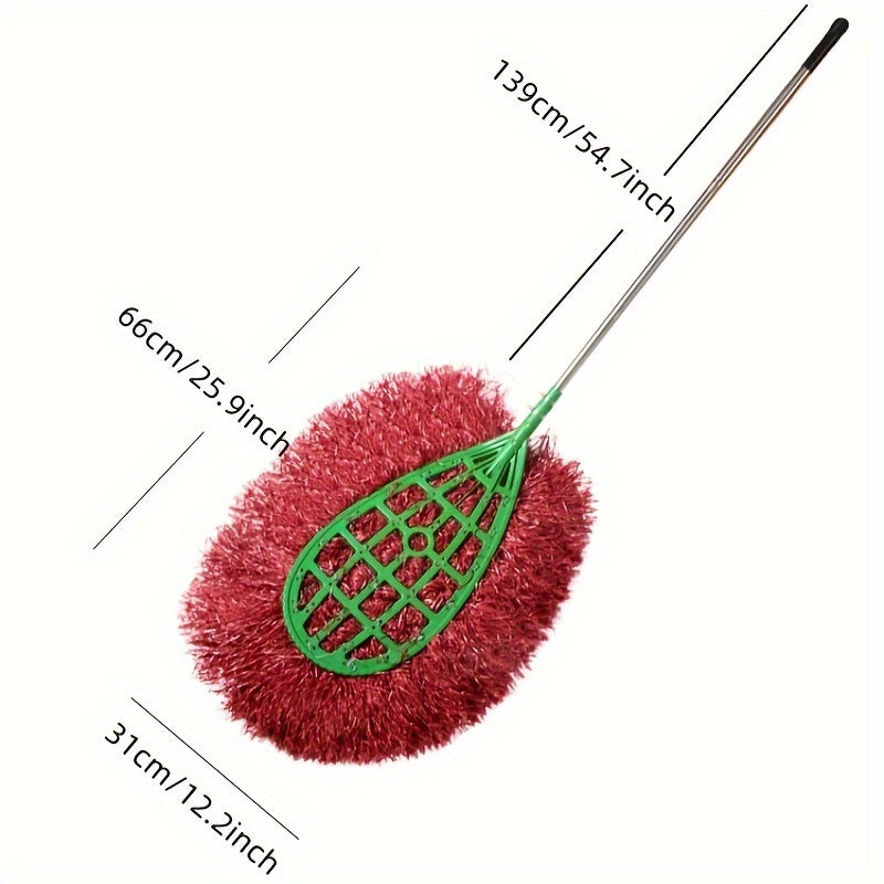 Professional sanitariya tozalash uskunalari: Katta bog', hovli, yo'l va ko'chalarni tozalash uchun qattiq pol yuzalari uchun mo'ljallangan ochiq og'ir vaznli qo'l cho'tkasi.