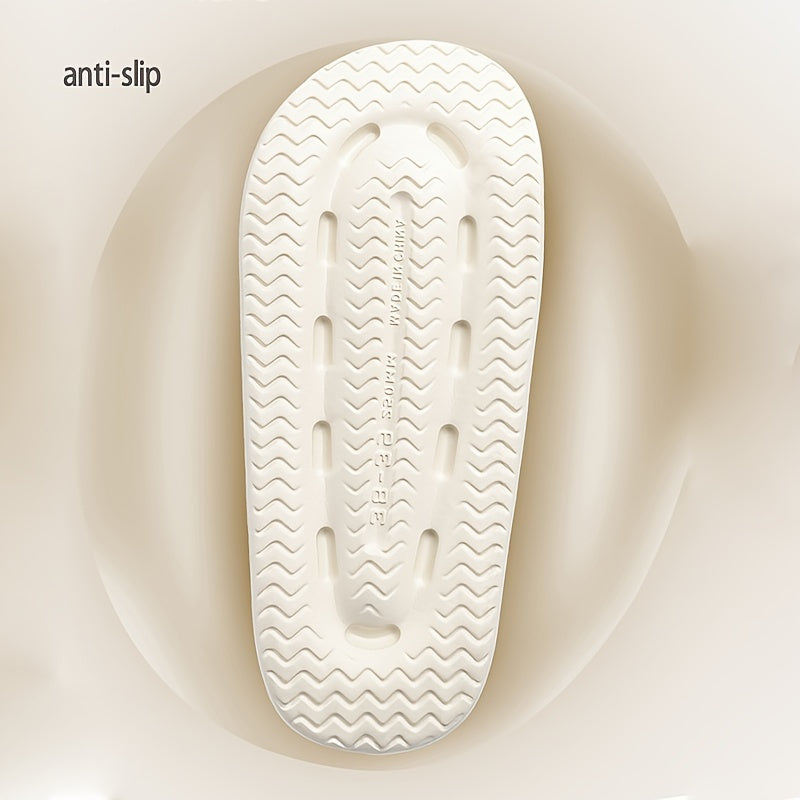 Unisex Dog Pattern Slides Casual Open Toe Indoor Bathroom Slippers