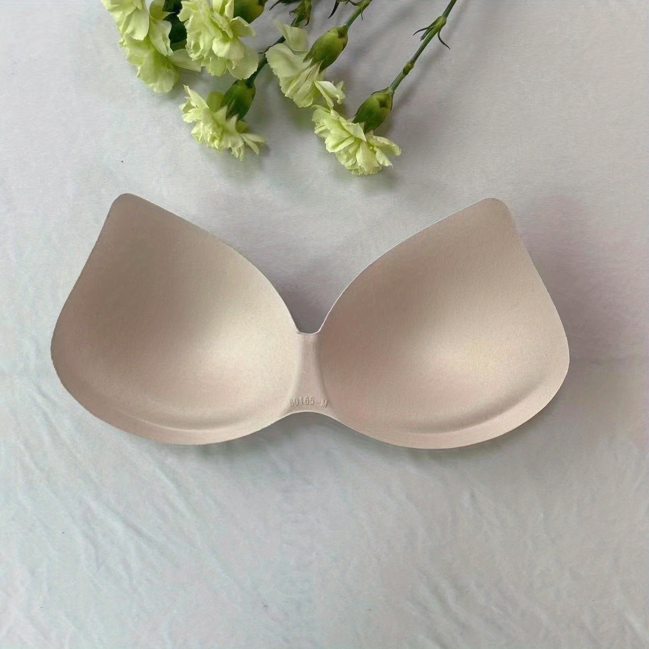 Almohadillas de inserción de sujetador de poliéster transpirable para mujer, soporte y elevación