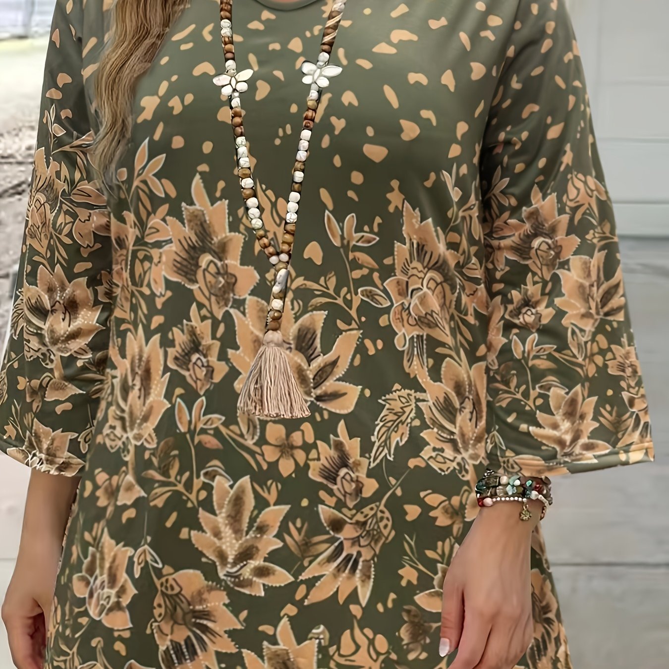 Plus Size Spring Summer Autumn Casual Stretch Top for Women