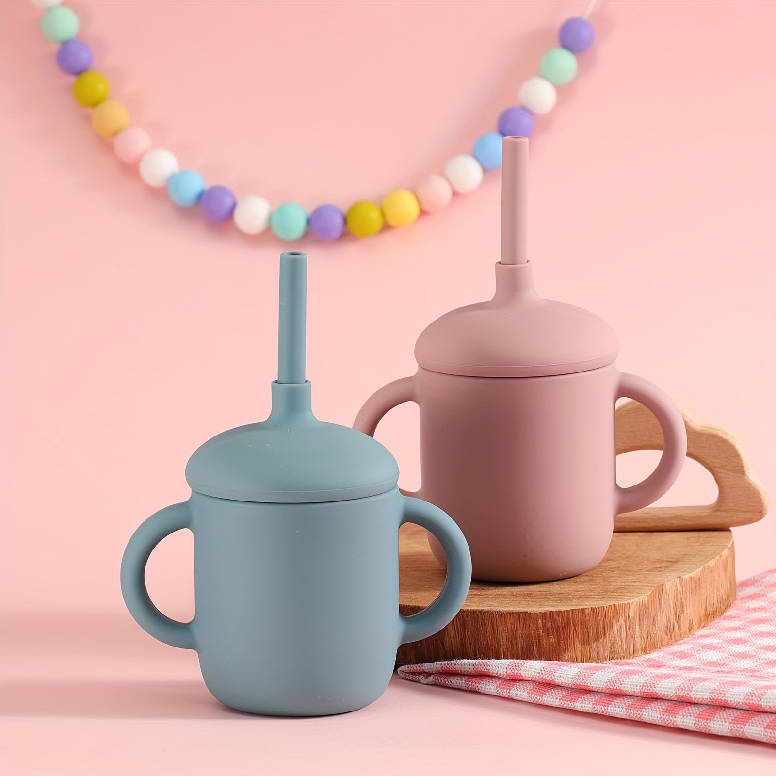 Baby Silicone Water Cup for Babies Learning to Drink 8oz Durable and Safe