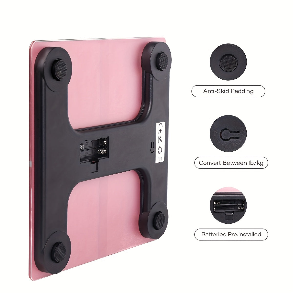 HOTU 1 dona kengaytirilgan raqamli vazn o‘lchagich, orqa yoritilgan LCD displey bilan, 176.9 KG gacha sig‘imi, aniq va xavfsiz, raqamli o‘lchagich.