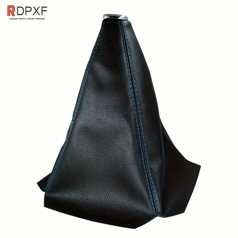 Universal PU Leather Gear Shift Gaiter for Manual Transmission with Dust Cover