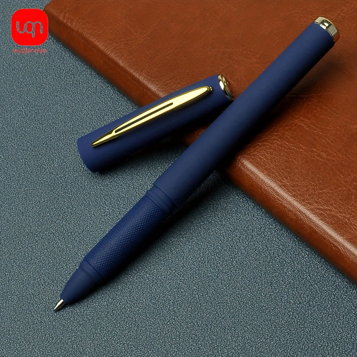 3/6pcs Large Blue Matte Gel Pens 0.7mm Bullet Tip Smooth Writing Office School