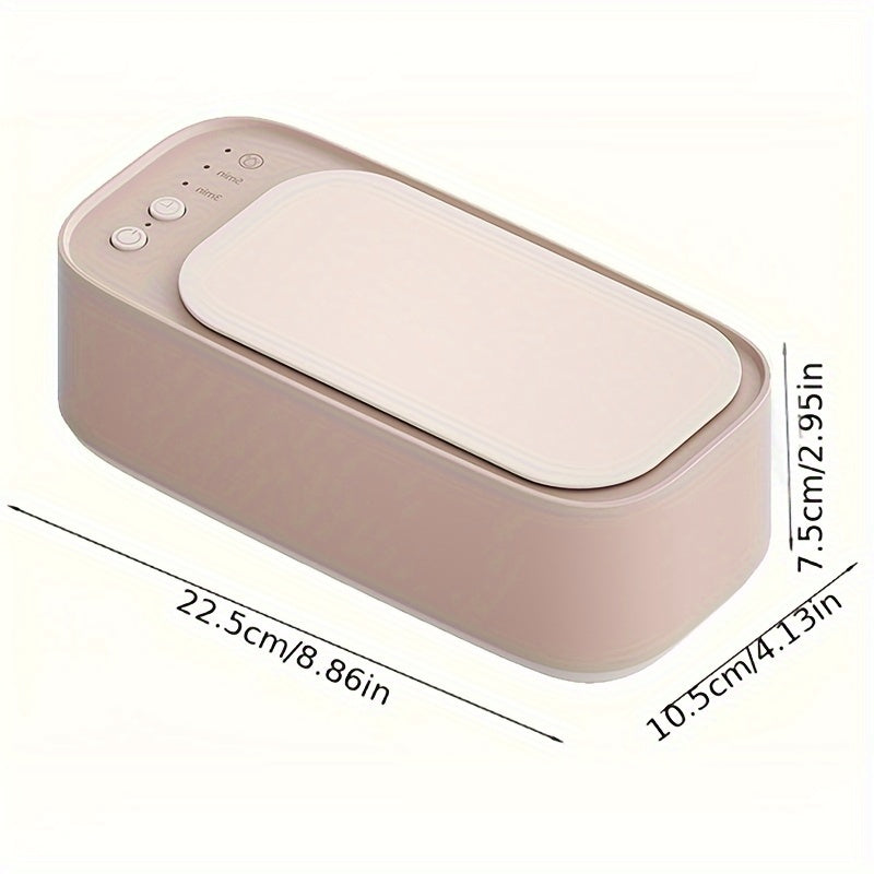 Multifunctional Glasses Cleaner Machine Battery Powered Compact Travel Eyewear Cleaner