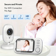 Baby Monitor with 720P HD Camera 12.7cm LCD Screen 274M Wireless Night Vision Two-Way Audio