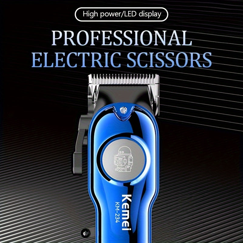 Electric Hair Clipper Cordless Trimmer for Men with Steel T-Blade USB Charging