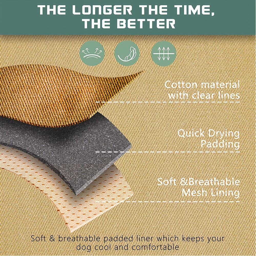 Reflective Dog Harness for Medium to Large Dogs with Adjustable Vest and Handle