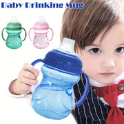 Kids' Sippy Cup 270ml BPA-Free Leakproof Non-Slip for Toddlers 3+ in Blue Pink Green