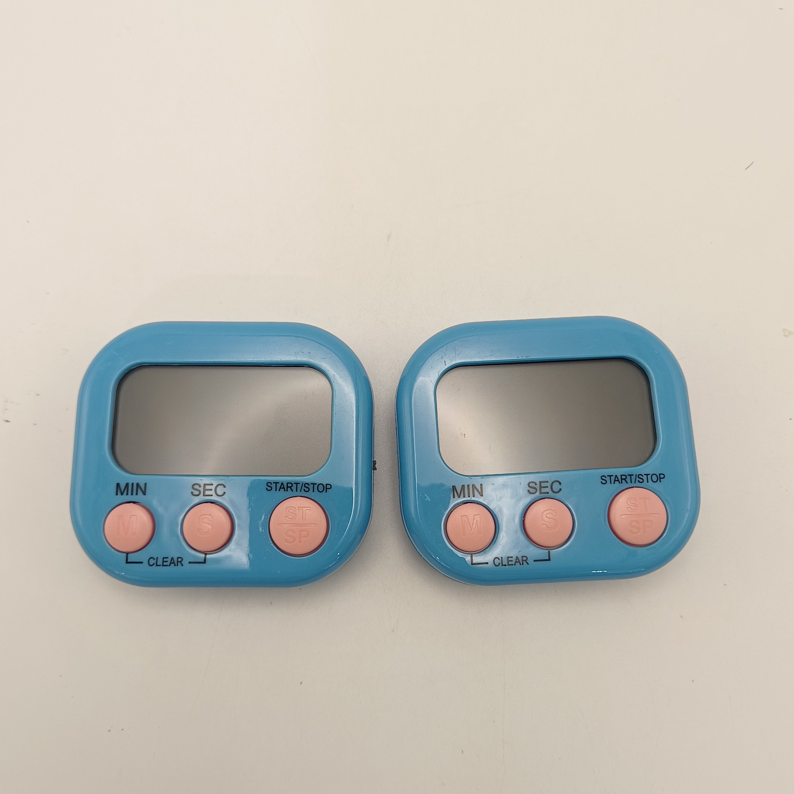 2-Pack Digital Kitchen Timer with Magnetic Backing for Cooking Baking Sports Games Office