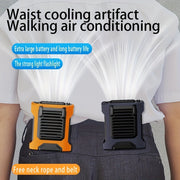 Portable Fan with Power Bank 4000mAh Rechargeable Wearable Neck Waist Fan