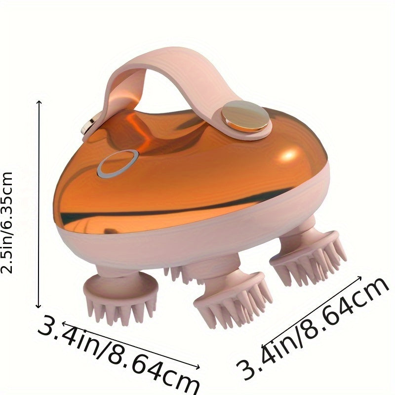 1 dona Elektr Skalplar Massajchi, 8 ta olib tashlanadigan massaj panjalari bilan portativ qayta zaryadlanadigan, 3 tezlik rejimi, Ayollar, Erkaklar, Uy hayvonlari uchun ideal sovg'a.