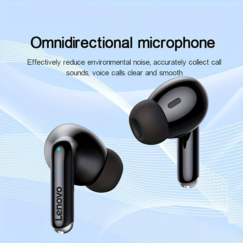 Auriculares inalámbricos con cancelación de ruido, control táctil, larga duración de batería, semiabiertos, de plástico