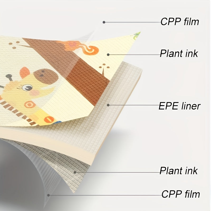 Baby Play Mat 180x120cm Non-Slip Thick Foam Climbing Carpet for Kids Room