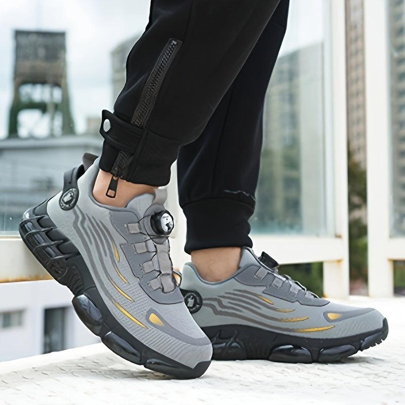 Men's Steel Toe Work Shoes Anti-Puncture Slip-Resistant Durable