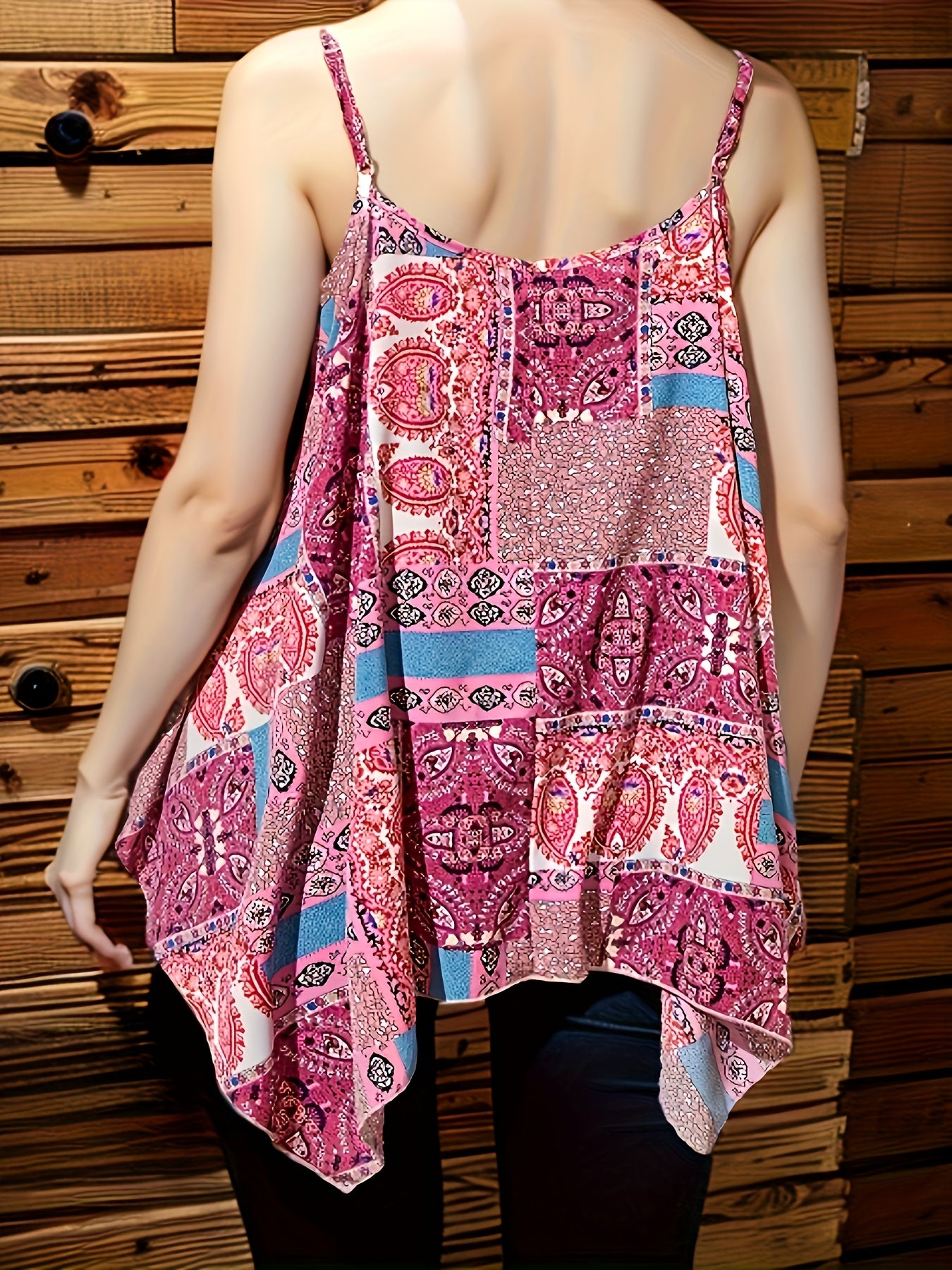 Women's V-Neck Sleeveless Blouse Polyester Lightweight Casual Spring Summer