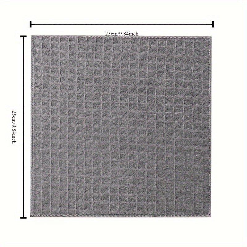 3 Pack White Coffee Maker Towels Absorbent Spill Cleanup Small Square