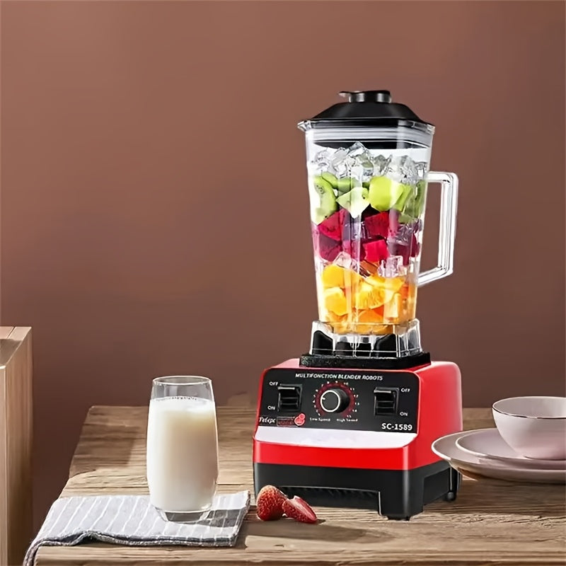 Multi-Speed 220V Kitchen Blender with Juice Container for Smoothies and Shakes