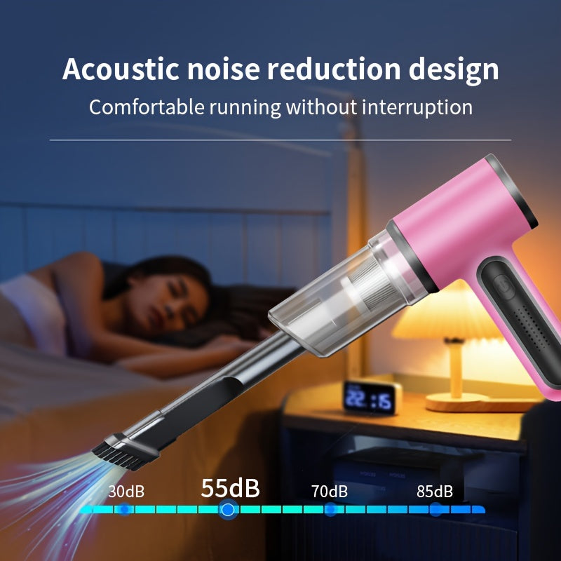 Portable Car Vacuum Cleaner 12V Handheld Wet Dry Strong Suction