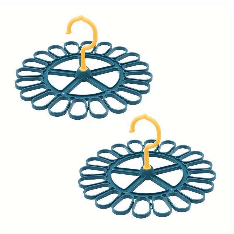 Clothes Drying Clip with 20 Holes Indoor Outdoor Windproof for Underwear Socks