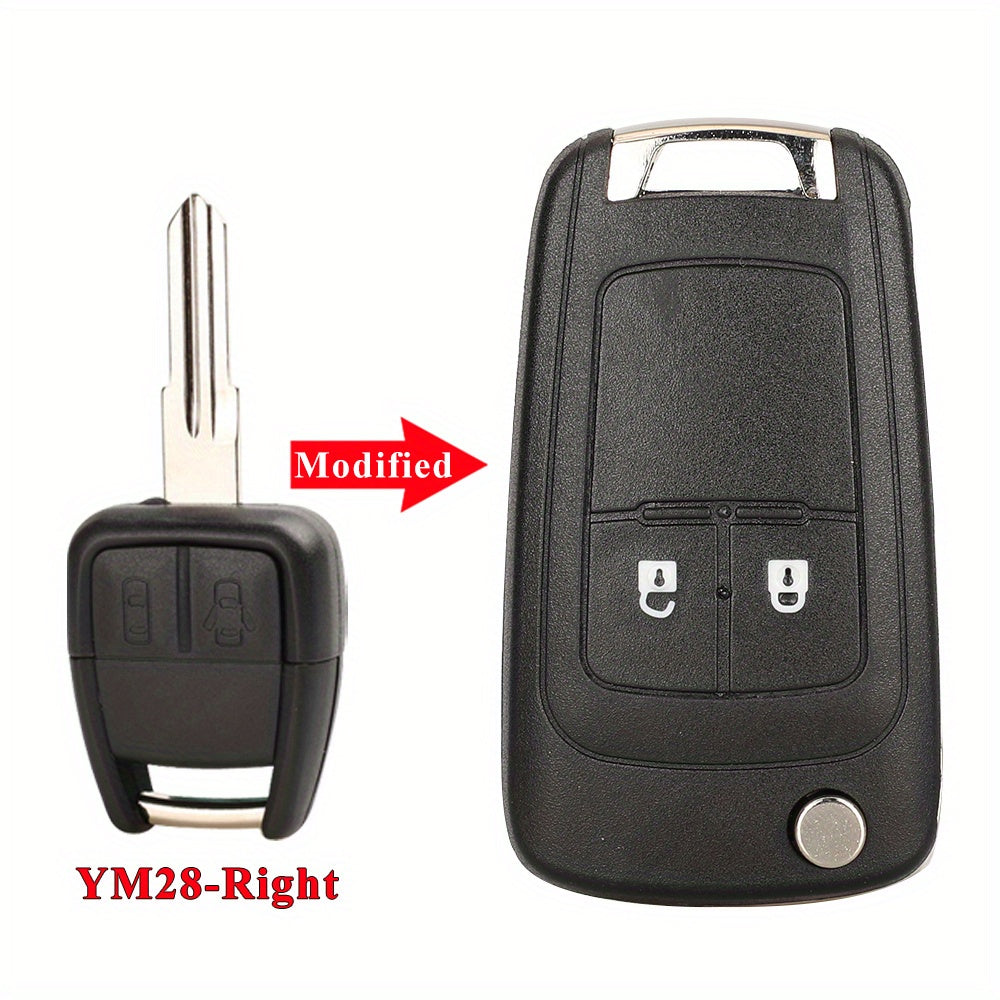Modified Flip Car Key Shell for Chevrolet Cruze Aveo Without Battery