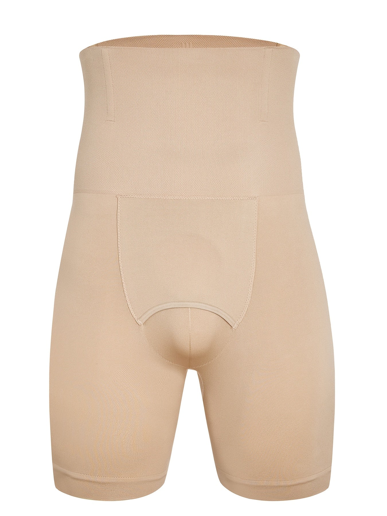 Men's High-Compression Seamless Tummy Control Shorts Breathable Nylon Spandex Slimming Body Shaper