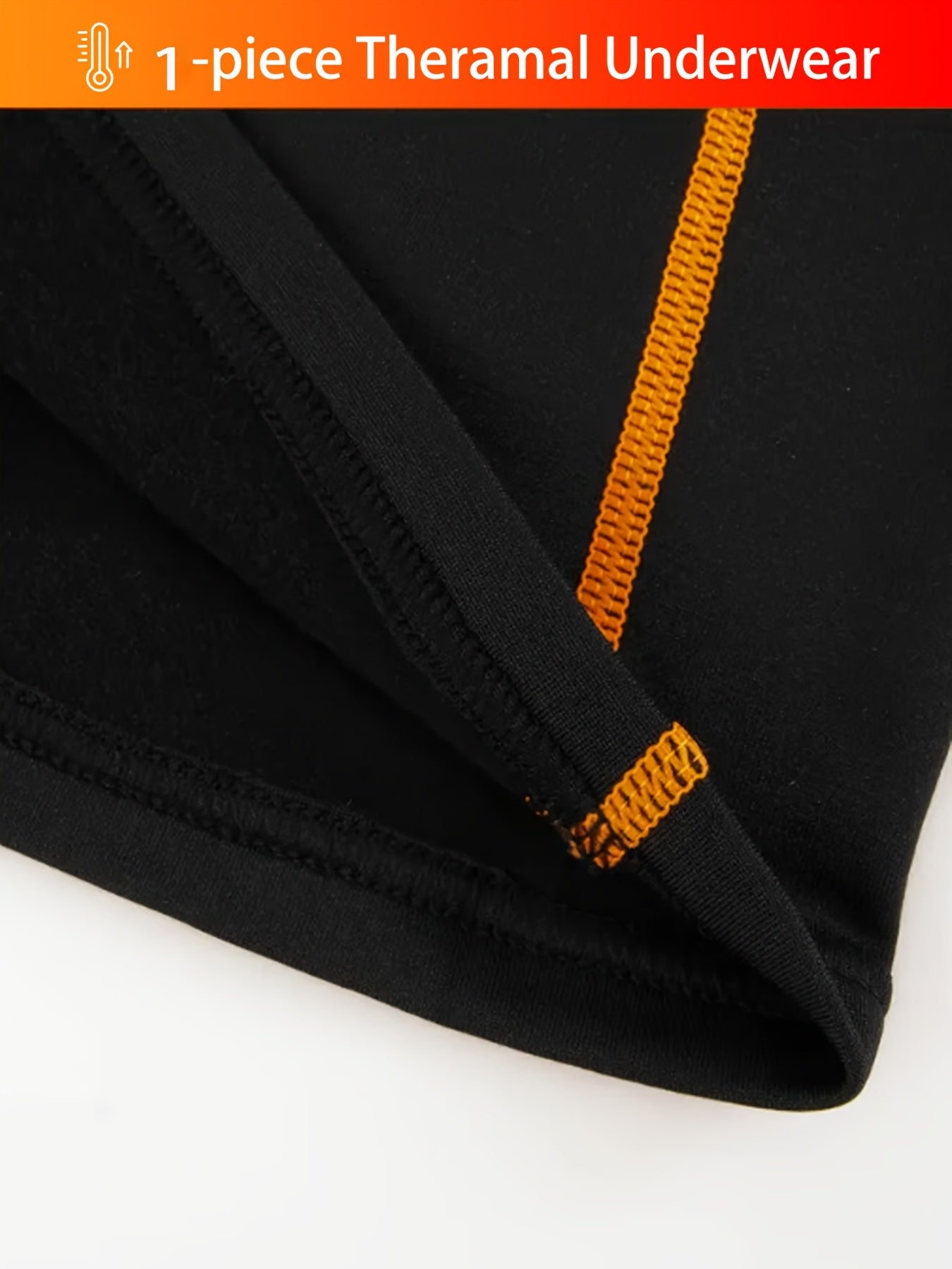 Men's Black Fleece-Lined Thermal Long-Sleeve Shirt for Cold Weather Outdoor Sports