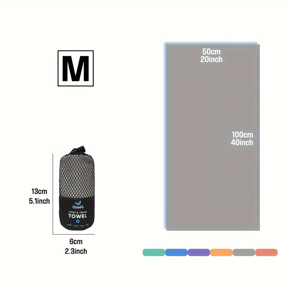 Microfiber Travel Towel Quick Dry Lightweight Sports Beach Hiking Yoga Golf Pickleball