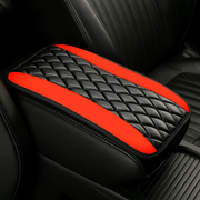 Car Central Armrest Cushion Carbon Fiber Comfortable Pad for Vehicles