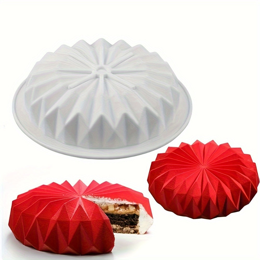 Silicone Round Cake Mold for Chocolate Pudding Biscuits and Ice Cubes