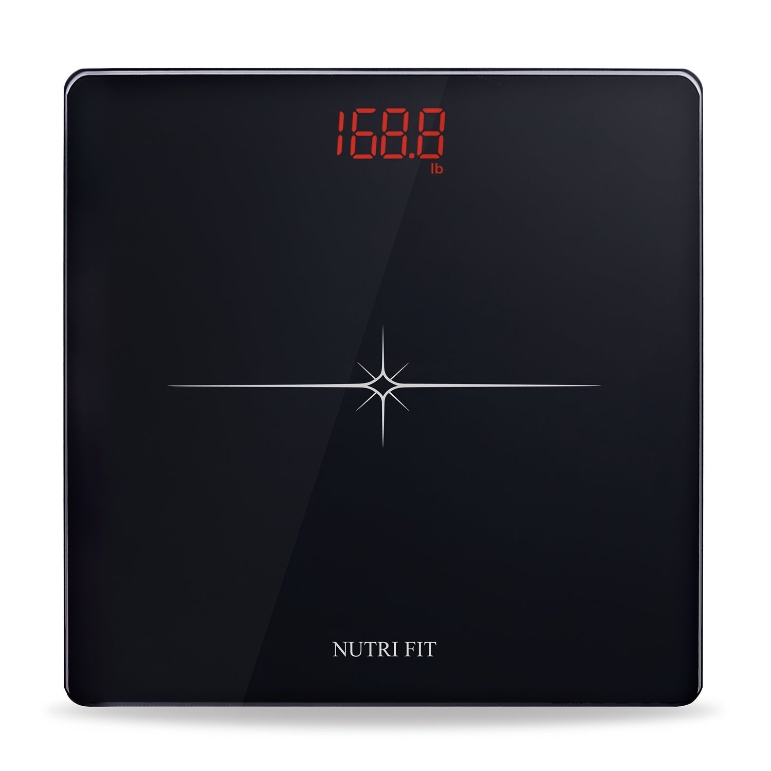 Цифровые весы для измерения веса тела с высокой нагрузкой, светодиодный дисплей, технология ступеньки, черный