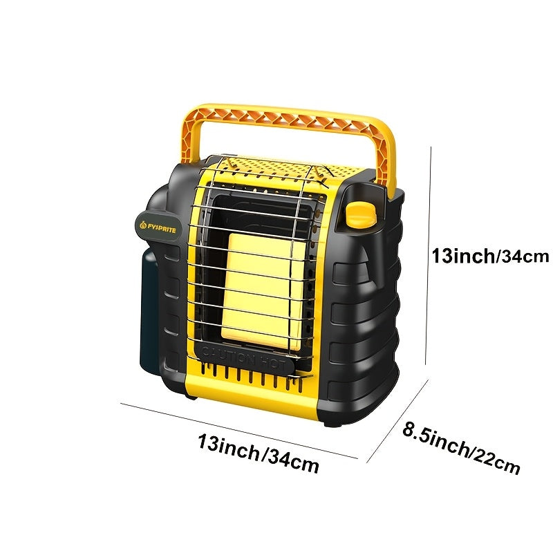Наружный газовый обогреватель для кемпинга, походов, ледовой рыбалки, портативный 4000 БТЕ
