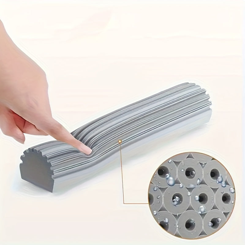 Naychali uzaytiriladigan tutqichi va samarali tozalash uchun oson siqish valfi bilan zanglamaydigan po'latdan yasalgan gubka mop. Yashash xonasi, yotoqxona, hammom, hojatxona, oshxona va devorlarni tozalash uchun mukammal, dangasa yuvish xususiyati bilan.