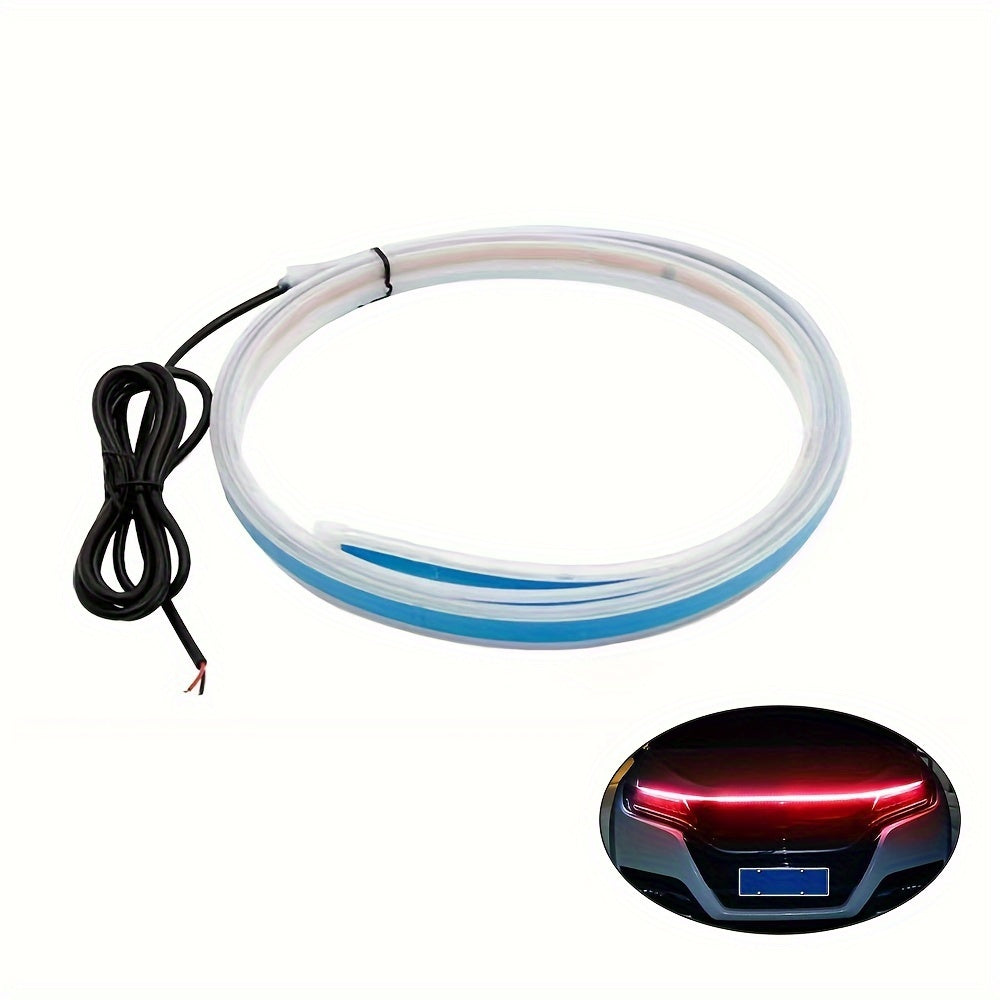 Car LED Hood Penetrating Lights 12V 10W Atmosphere Decorative 70in