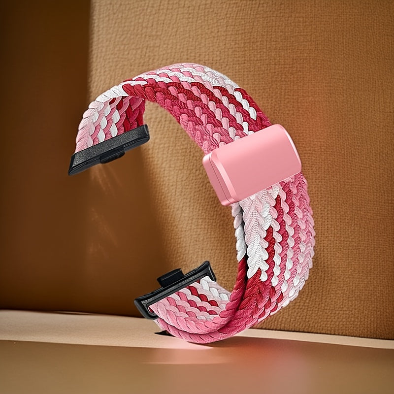 Polyamide Woven Loop Smartwatch Band with Magnetic Buckle for Xiaomi Redmi Watch 4 5 8 Pro 9 Pro