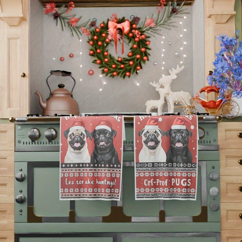 2 Pieces Christmas Winter Gift Decorations 18x66.04cm Holiday Party Supplies