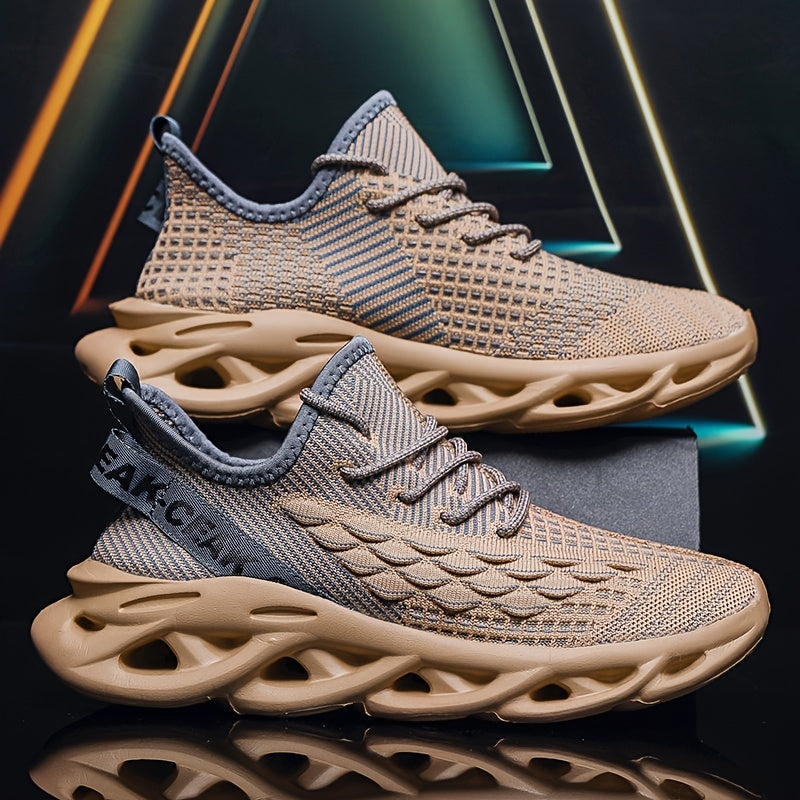 Men's Breathable Lightweight Non-Slip Athletic Sneakers for Running Tennis Gym Walking