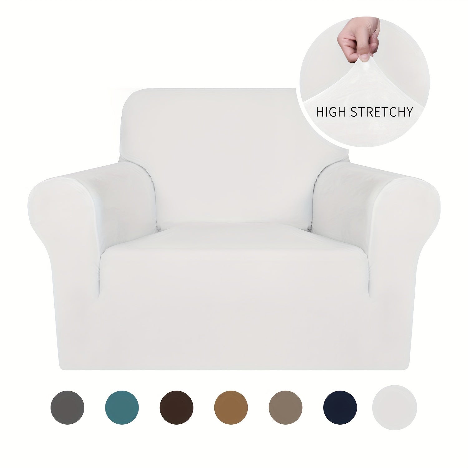 Velvet Sofa Cover Elastic Bottom All Seasons Pet Scratch Protection