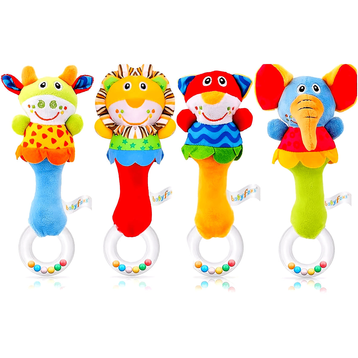 Baby Toy Handheld Shaking Bell Plush Toy for Infants and Toddlers