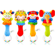 Baby Toy Handheld Shaking Bell Plush Toy for Infants and Toddlers