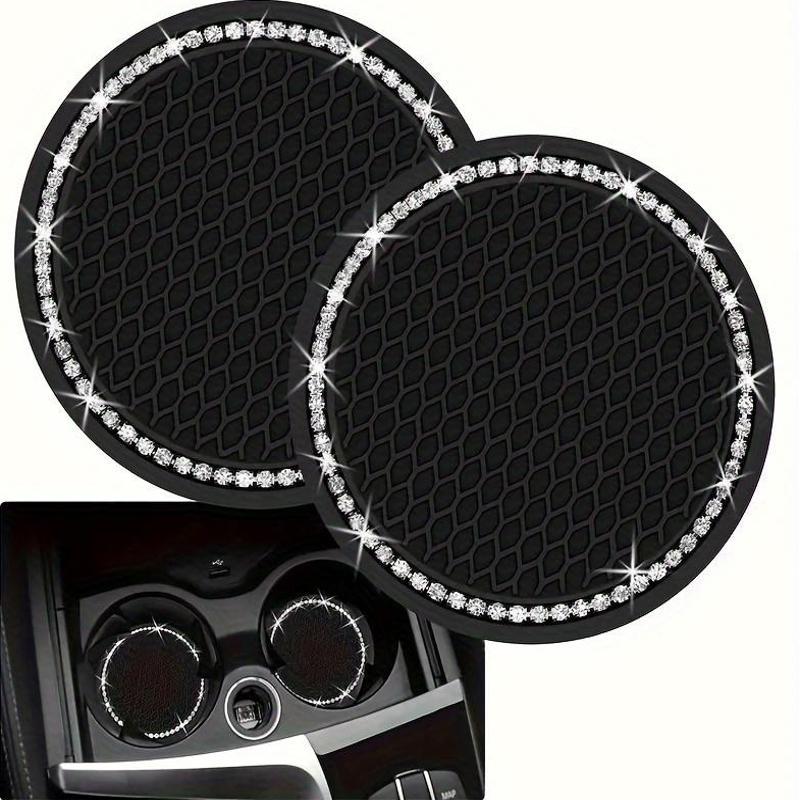 Universal Car Coasters 2 ta to'plam, sirpanishga qarshi, porloq ichki aksessuarlar