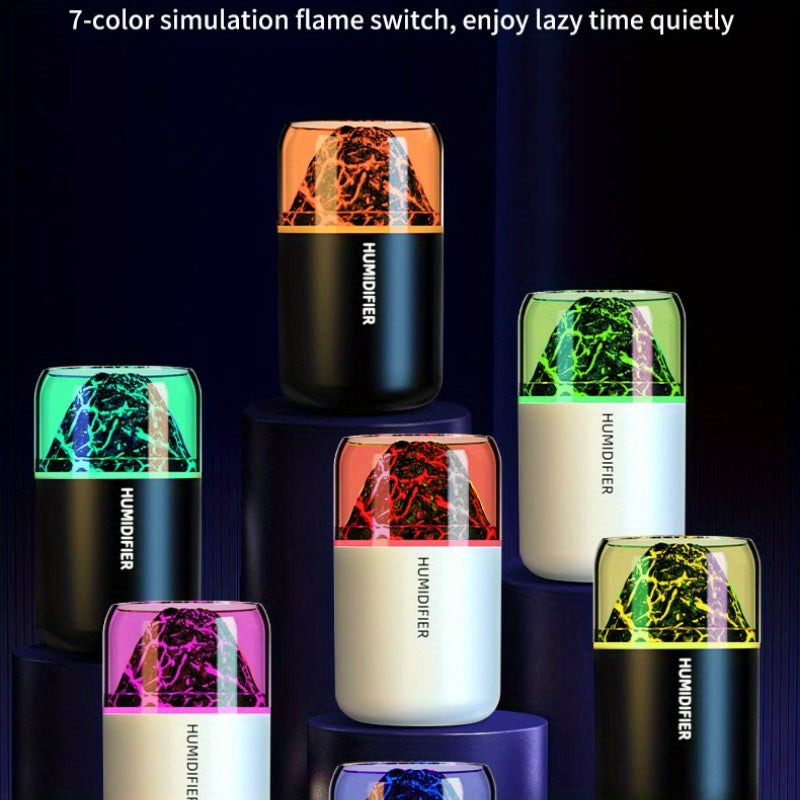 Mini USB Humidifier with Colorful Lights for Office Car Home Quiet