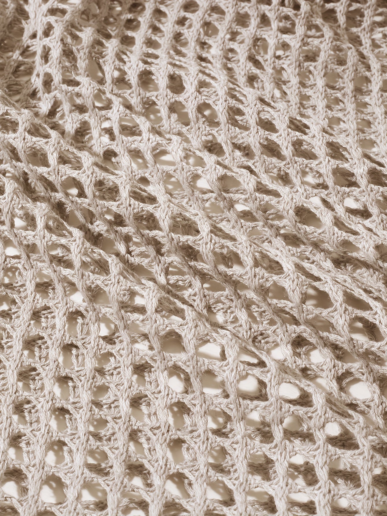 Plus Size V-Neck Knitted Top for Women Summer Solid Color Three-Quarter Sleeve